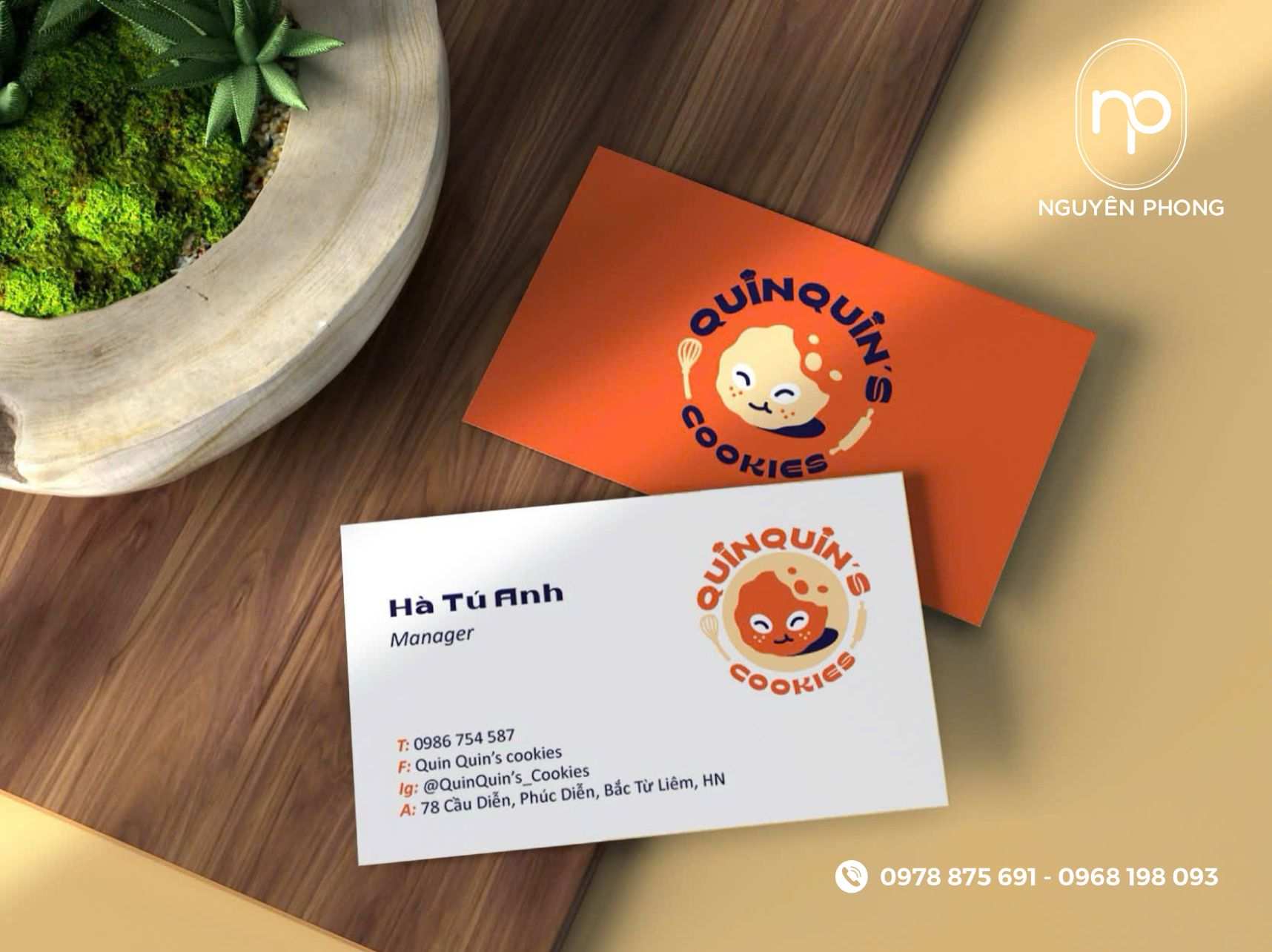 Mẫu card visit đẹp cho vị trí quản lý